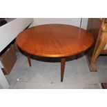 ***REOFFER HANSONS DERBY APRIL £40/£60***  A Gordon Russell circular teak coffee table. 82cms