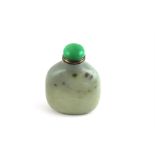 ***AWAY - LONDON*** A 19th cent Chinese Jade Snuff bottle. H10 cms