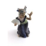 Dahl Jensen Copenhagen model of a 'Balinese Dancing Girl'  18.8cms tall.Ref 1322