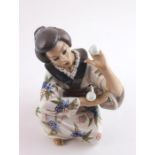 Dahl Jensen Copenhagen porcelain figure of a 'Geisha  Girl' Ref 1326