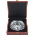 A Fiji 1996 50 Dollars 1 Kilo silver proof coin, .999 fine silver, being minted in celebration "