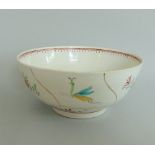 A Worcester polychrome bowl, painted in the Atelier of James Giles,