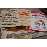 Folder containing a quantity of theatre posters, mid 20th Century to modern,