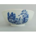 A Christians Liverpool blue and white bowl,