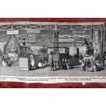 'Grand Panorama of the Great Exhibition', [1852], parallel interior views of the Crystal Palace,