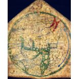 "Mappa Mundi" (The Hereford World Map), limited edition facsimile numbered 591 of 1000,