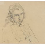 Norman Blamey R.A. (British, 1914-2000), study of a young woman seated, signed and dated 1946 l.l.
