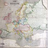'Gilbert's New Map of Europe', London: January 10th 1839.