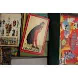 A quantity of toy theatre ephemera, to include postcards, photographs, scenery sheets,