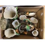 A quantity of Hornsea pottery vases of various design with squirrel, rabbit and fawn,