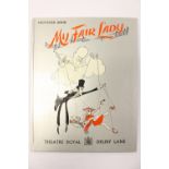 My Fair Lady souvenir book, autographed by Rex Harrison, Julie Andrews, Stanley Holloway,