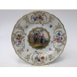 An early 19th Century Meissen cabinet plate,