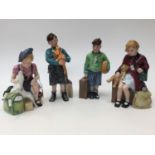 Royal Doulton figurine, HN 3203, 'The Girl Evacuee' 3599/9500 in box together with HN 3202,