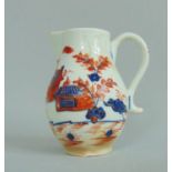 A Lowestoft Polychrome Sparrow Beak Jug Circa 1785 Size 8.