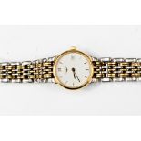 A ladies Longines Les Grandes Classique two tone stainless steel bracelet watch,