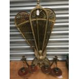 A pair of Piano candle sconces, brass 19th Century,