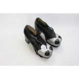 A pair of early 1970s platform shoes,