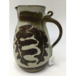 A 1970s Studio Pottery jug,