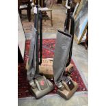 Two vintage vacuum cleaners and tools (3)