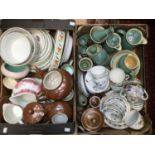 A quantity of ceramics to include Royal Worcester and Royal Doulton tea wares, Portmeirion,