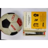 A 1983 Manchester United signed football,