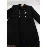 Soviet Red Navy Officers Shinel Greatcoat in navy blue wool. Complete with correct buttons.