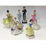Royal Doulton figurines, Spring Ball, no certificate, HN 5467, designed in England,