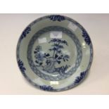 An 18th Century Chinese blue and white dish,