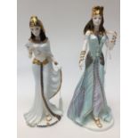 Two Coalport figurines Delilah and Cleopatra (2)