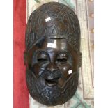 Large African, carved wood,