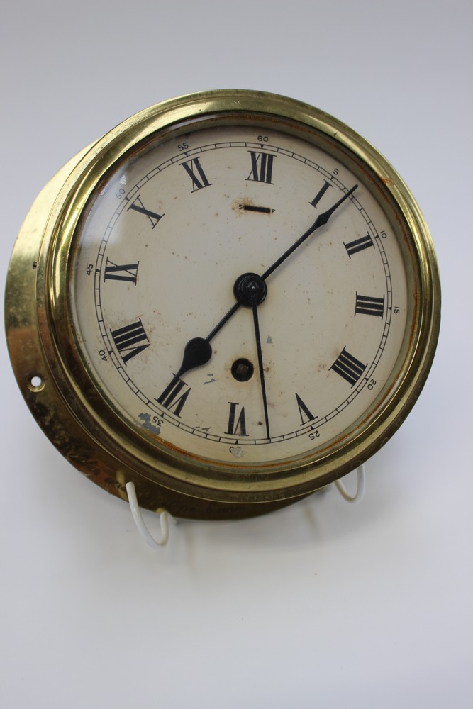 Brass ships clock,