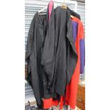 An Oxford Doctor of Philosophy gown, sash, cap,