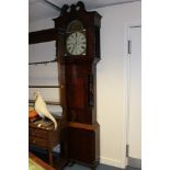 A 19th Century mahogany eight day longcase clock,