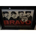 The Beatles: Original concert poster advertising 1966 tour of Germany, 'Bravo Blitztournee'. Approx.