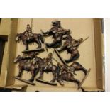 Del Prado figures WWI British 12 Cavalry and approx 45 Infantry,