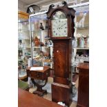 Georgian Scottish long case clock by John Pinkerton