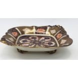 A Crown Derby 1128 footed dish (1)