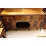 A Victorian aesthetic movement sideboard