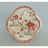 An English Porcelain Shell Shaped Dessert Dish Circa 1800 Size 23x23cm diam Provenance The Late