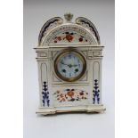 Early 19th Century Wedgwood creamware bracket clock, J. W.