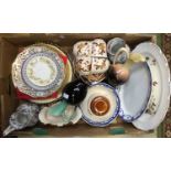Assorted Masons ironstone and Royal Doulton (one box)