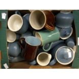 Denby blue tea and coffee ware (one box)
