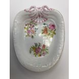 An English porcelain dessert dish,