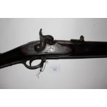 Prussian percussion Carbine mid 19th Century. Working action. 71cm long barrel. Approx 20mm bore.