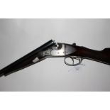 BSA 12 bore Side by Side Shotgun. 30 inch barrels. Serial number 10647.