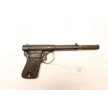 "Limit" Pop Out Air pistol. .177 cal. Wartime finish. Complete in working order.