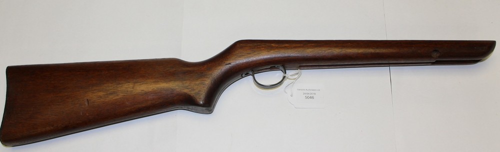 Prototype BSA Cadet air rifle wooden stock.