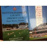 Books: 'History of Nottinghamshire CCC', signed by 26 players, C. Rice, B. French, D.