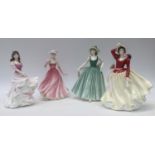 Royal Doulton figurines: 'Alice' 1999 Lady of The Year, 'Chloe' 2000 Lady of The Year, 'Sophie',