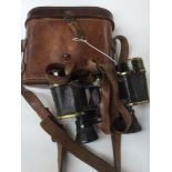 WW1 British French made binoculars Stero Knox 8x by Faliez Paris serial number 10231 adjustment a/f.